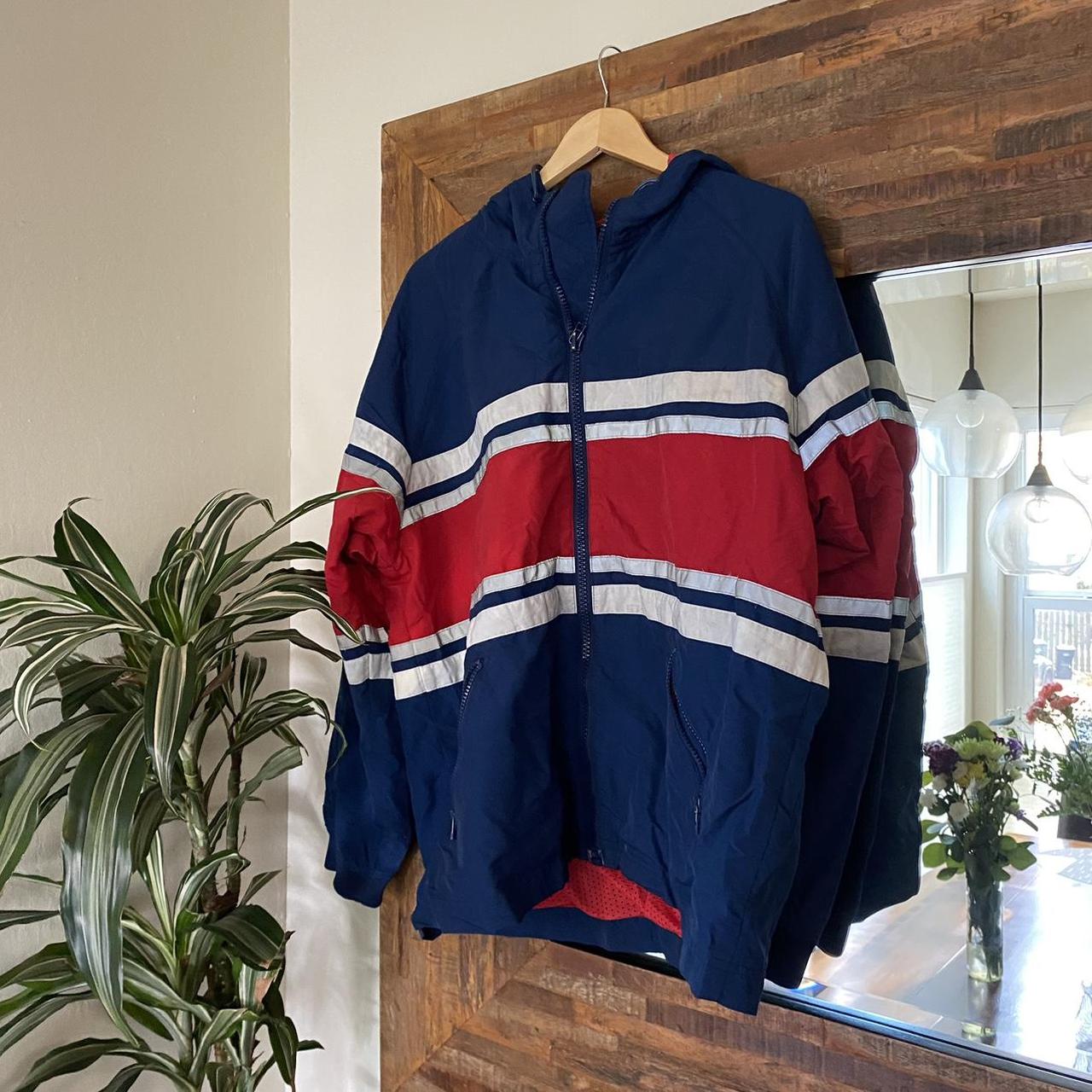 Vintage 90s Striped Bomber Jacket The cutest... - Depop