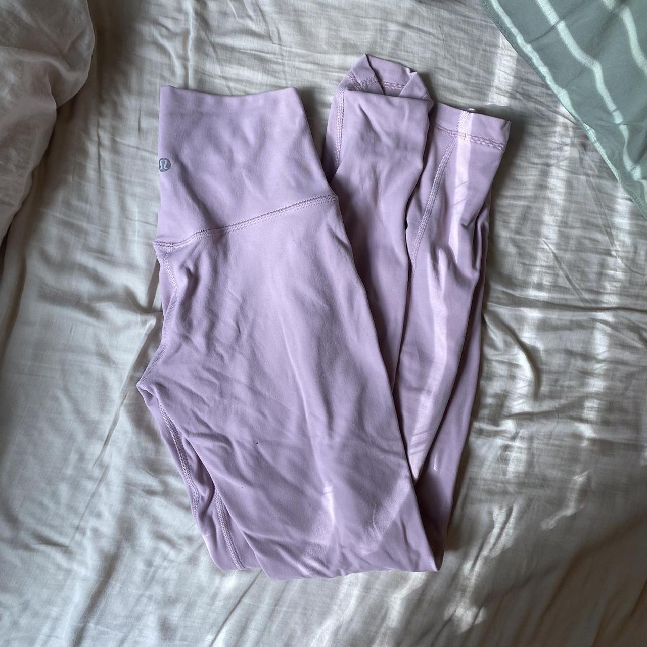 Lululemon peony leggings! Size 4 These are in - Depop