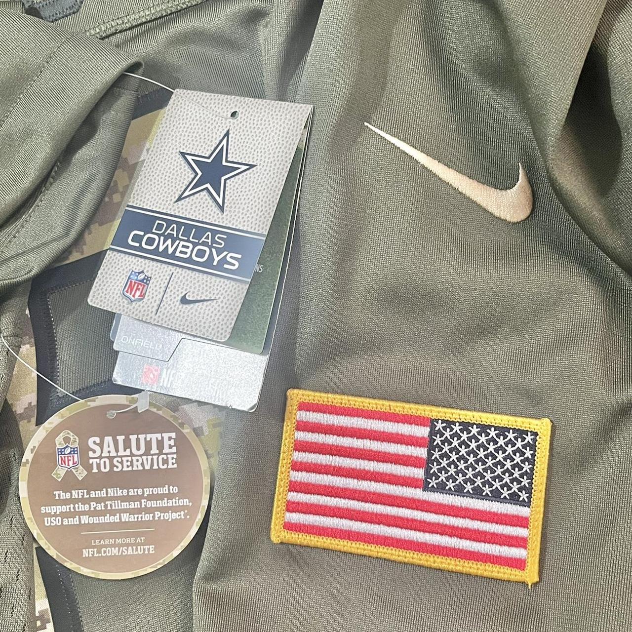 Army green Nike Dallas Cowboys “Salute to Service” - Depop