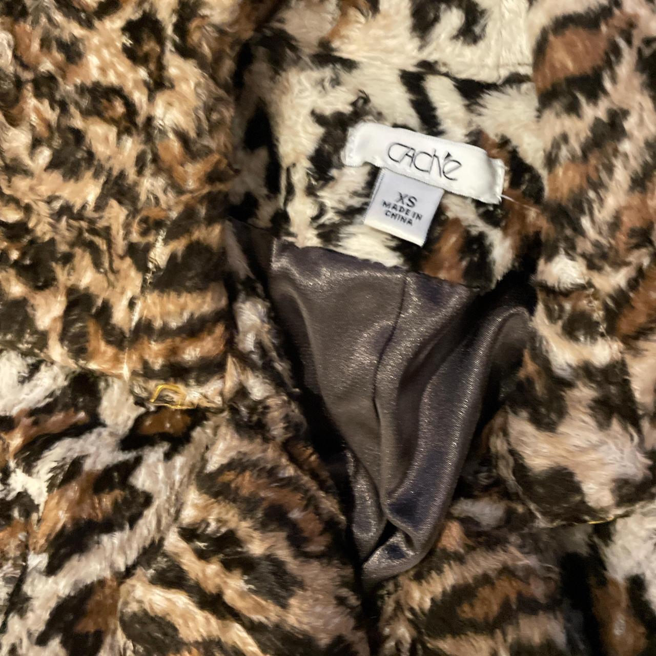 Cache Women's Coat - Brown/Multi - XS – Cache tex… - image 2