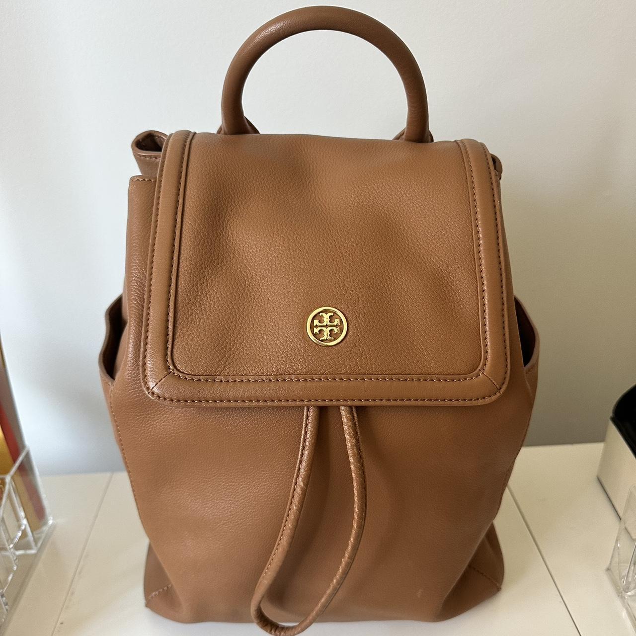 Tory burch tan discount backpack