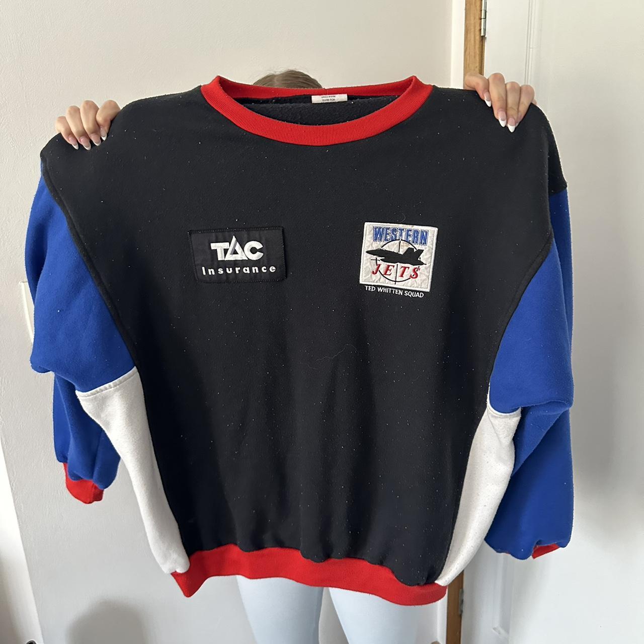 ⚫️ Vintage western jets sweater ⚫️ Size XXL but... Depop