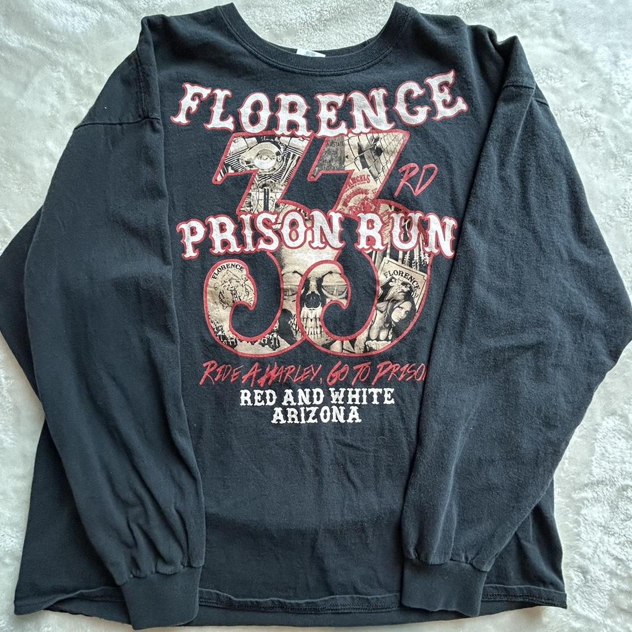 Florence Prison Run black long sleeve Depop