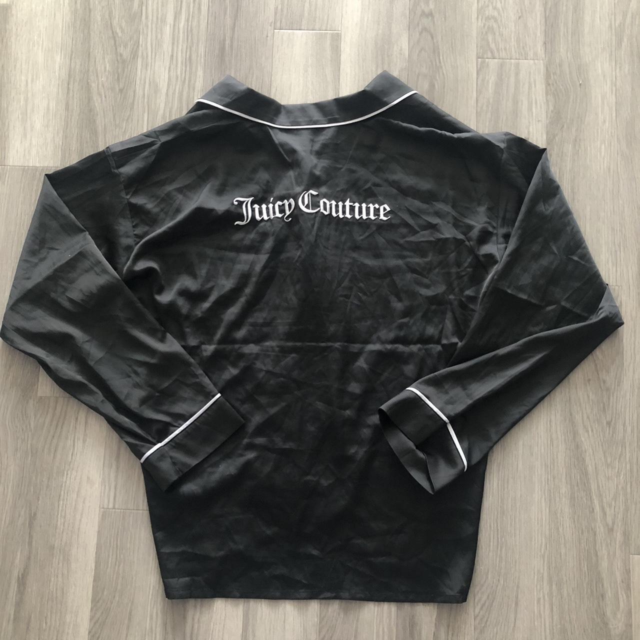 Juicy Couture Black Pyjama Loungewear style logo... - Depop