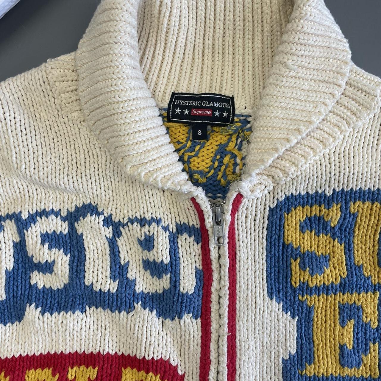 Supreme®/HYSTERIC GLAMOUR Logos Zip Up Sweater knit