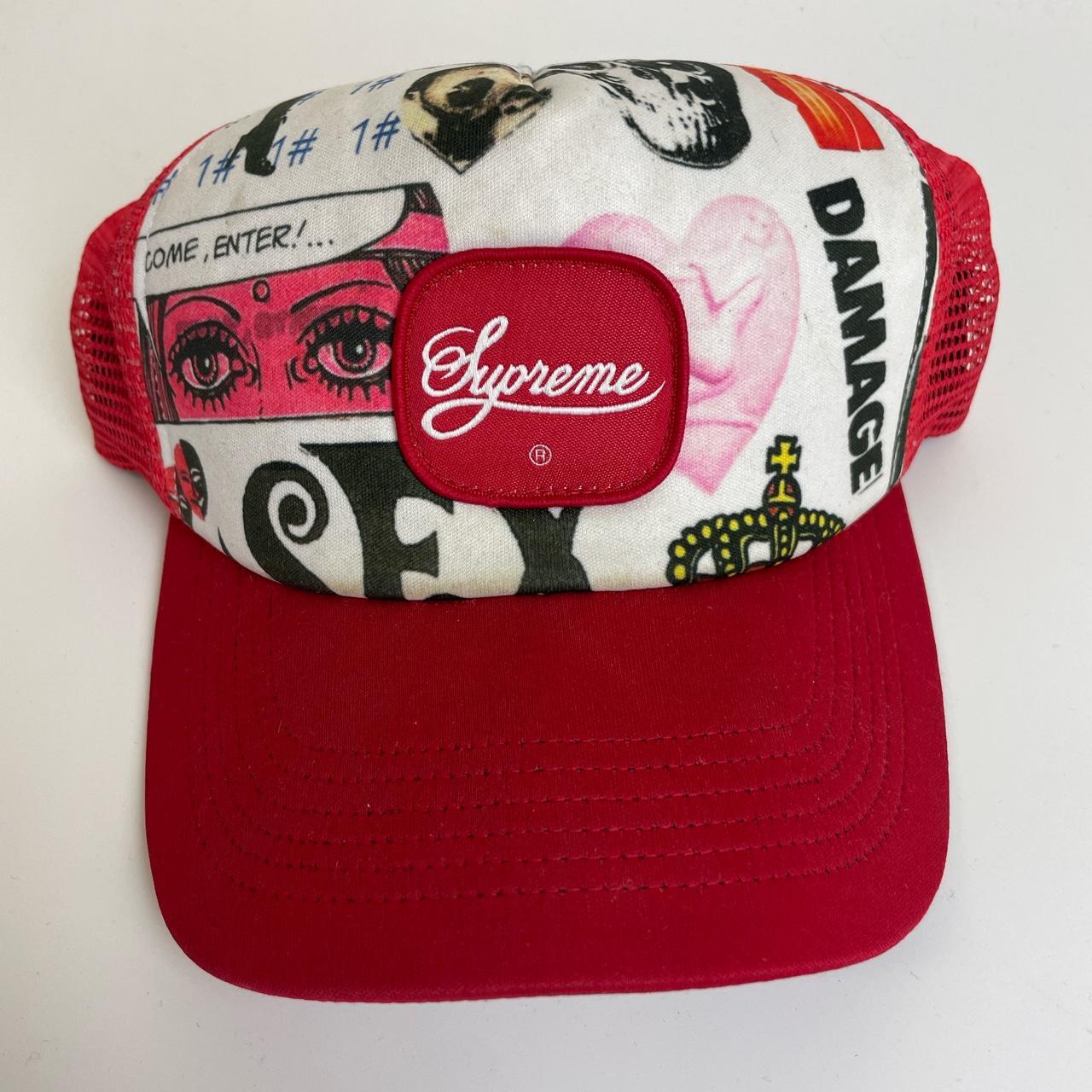 1999 supreme ステッカー”Lowdown Magazine”赤白 Supreme 'Recalled Monogram Box Logo Sticker'モノグラム