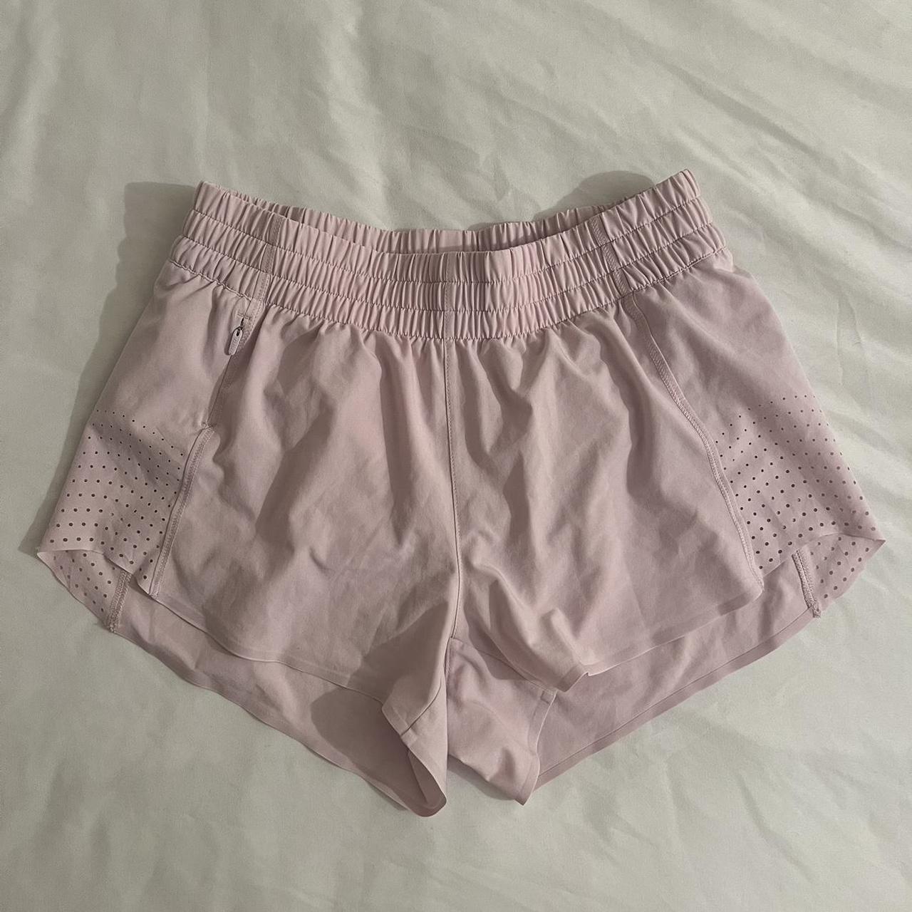 Athleta Light Pink Hustle 3” Shorts (size XXS but... - Depop