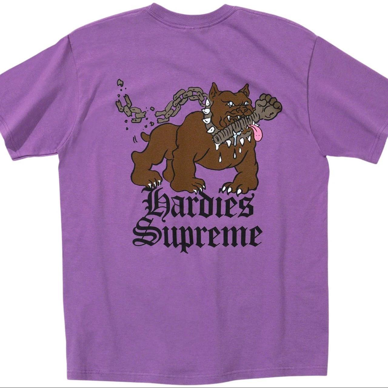 Supreme x Hardies Dog Tee - Purple, Size L. DSWT.... - Depop