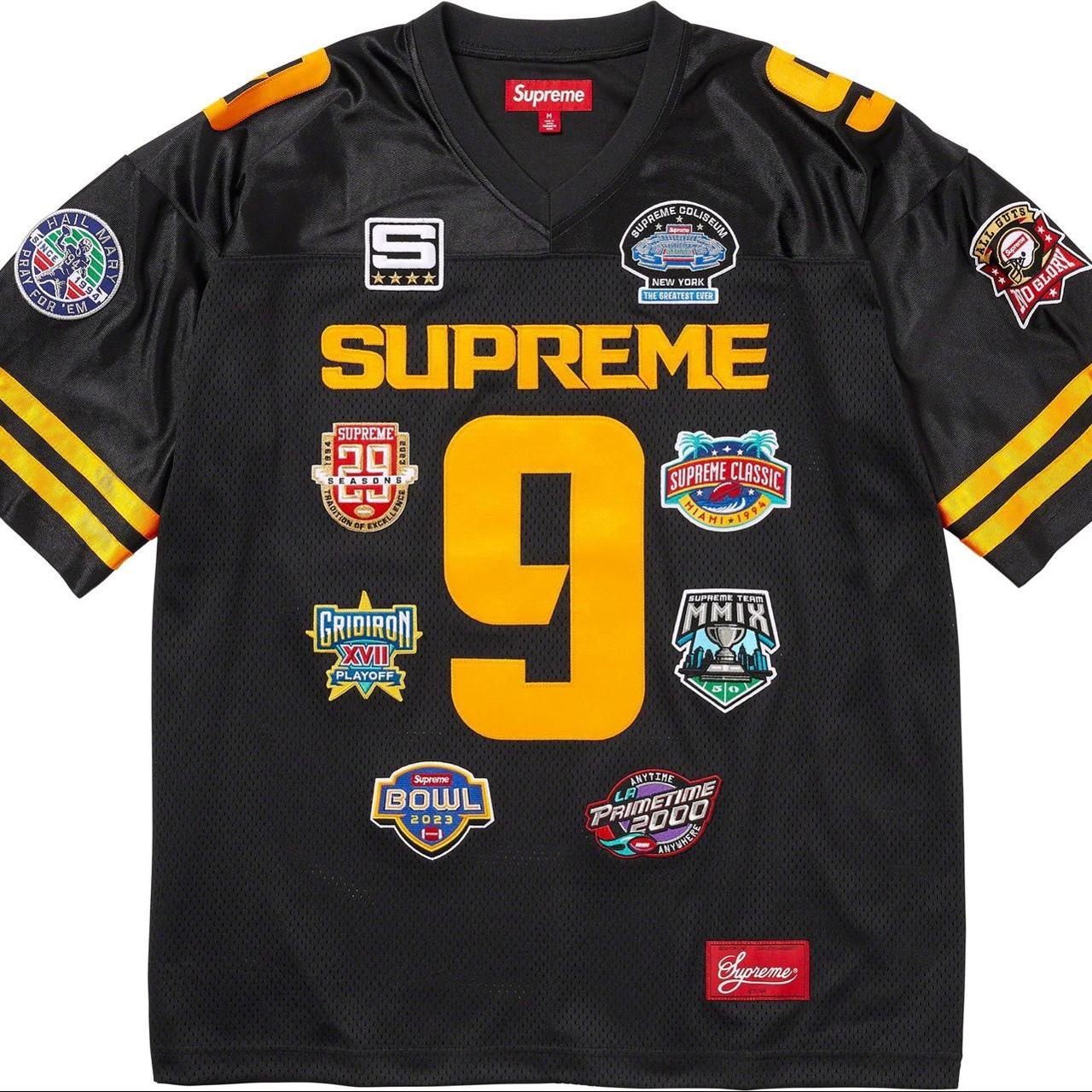 Supreme 2014 Championship Football Jersey Black Size Large