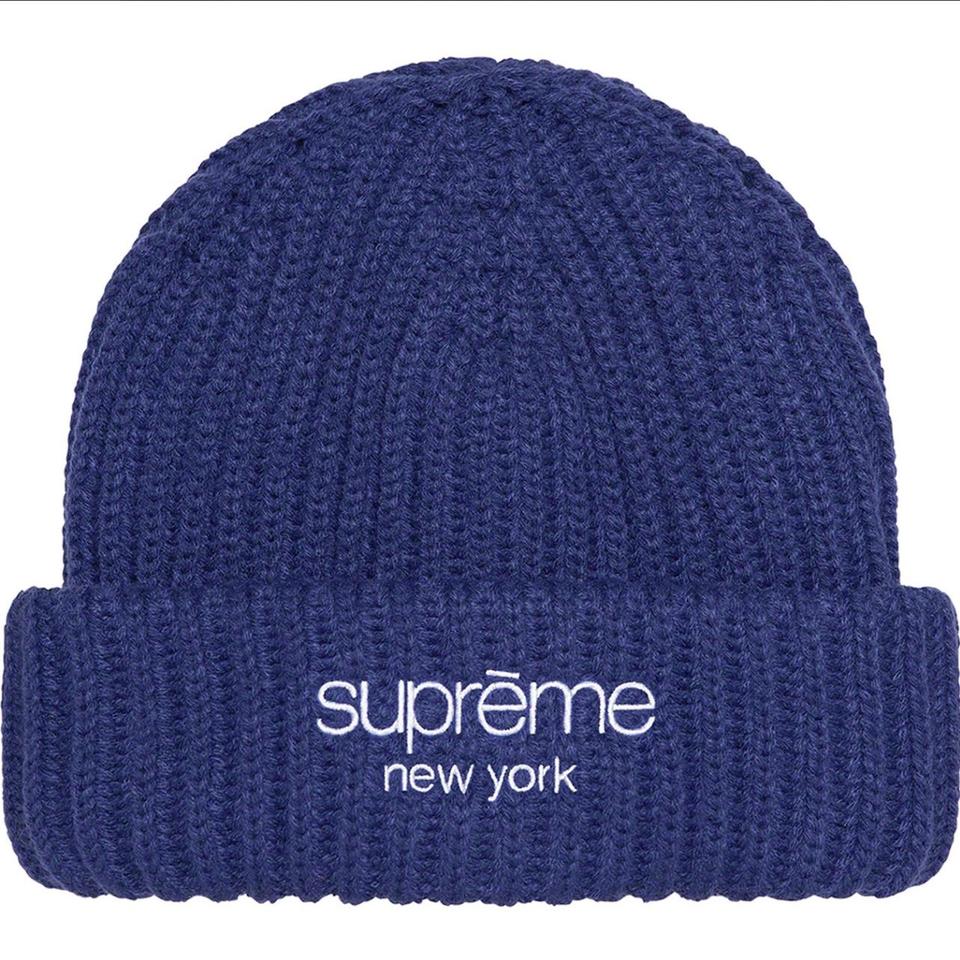 Supreme Beanie — Dark Royal Acrylic cuffed beanie... - Depop