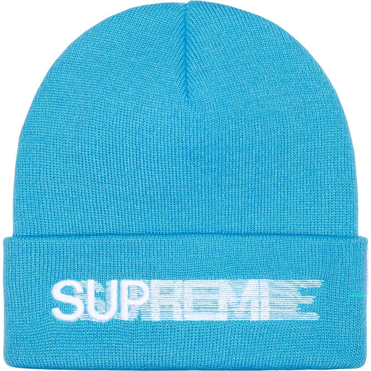 SUPREME - MOTION LOGO BEANIE - Blue (OS) - DSWT...