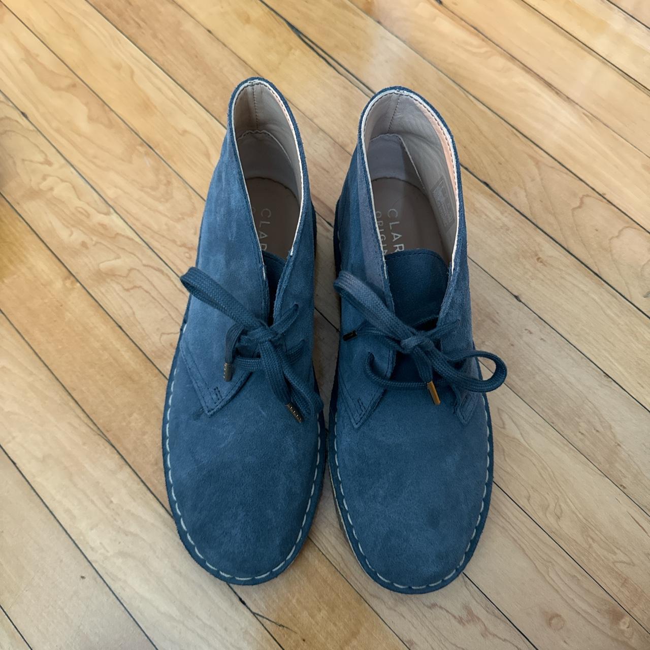 Clarks womens hot sale blue