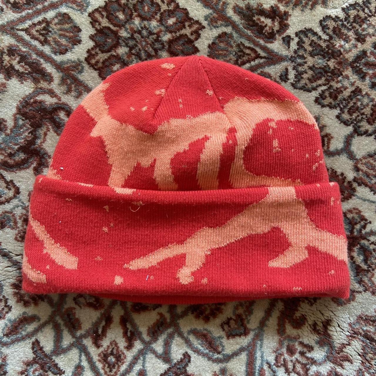 Arc'teryx Men's Red and Orange Hat Depop