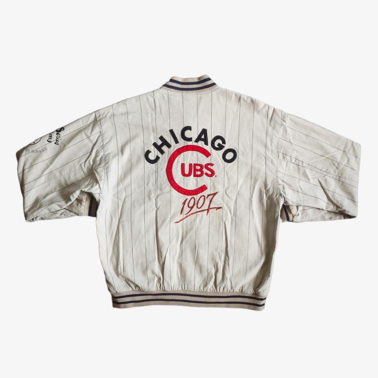 Vintage 90s Mirage First String MLB Chicago Cubs... - Depop
