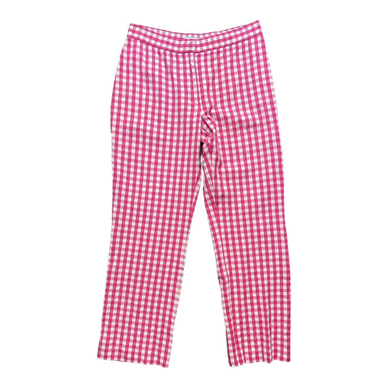Moschino Cheap & Chic Women's Pink and White Trousers