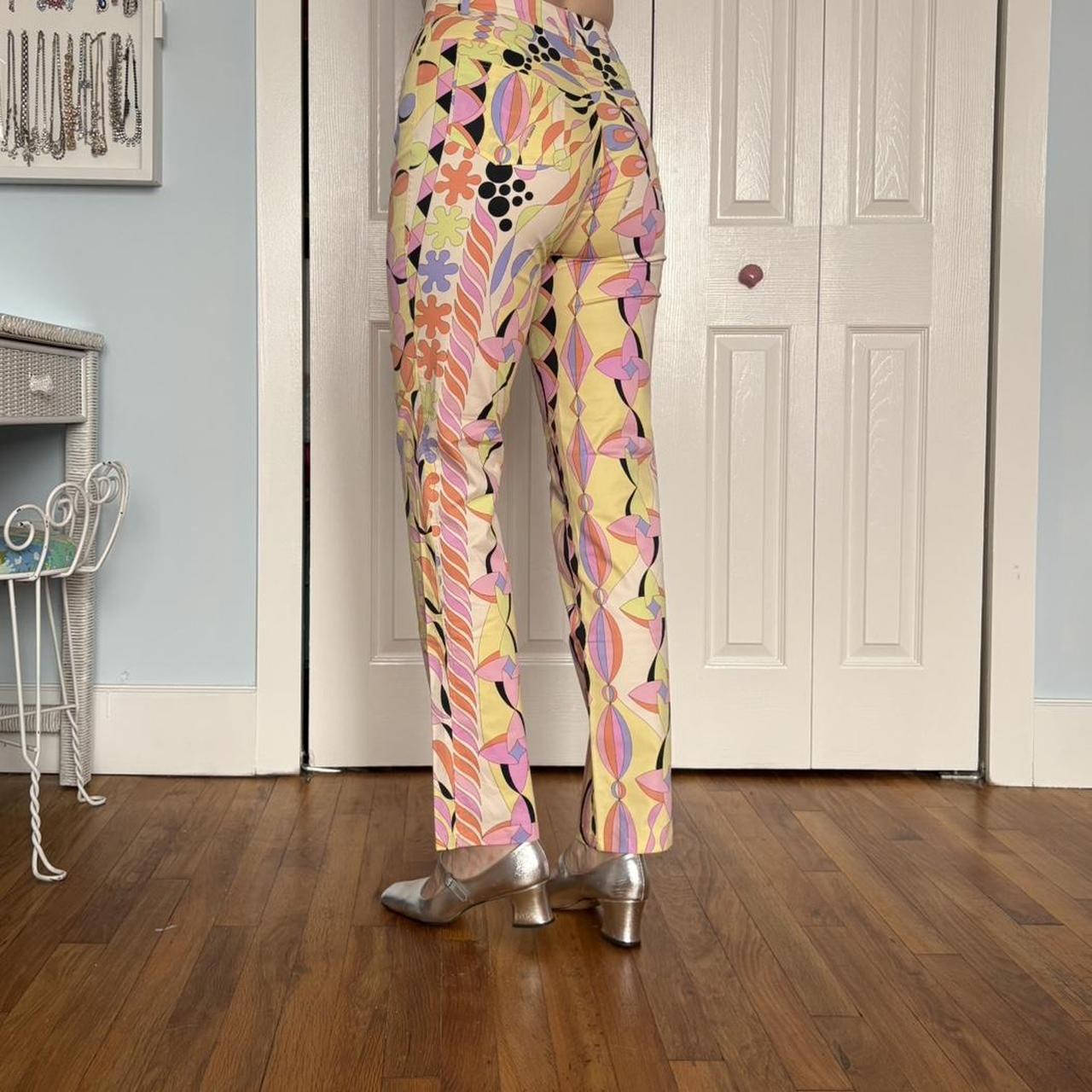 Averardo Bessi Women's High waisted Printed Pants… - image 3