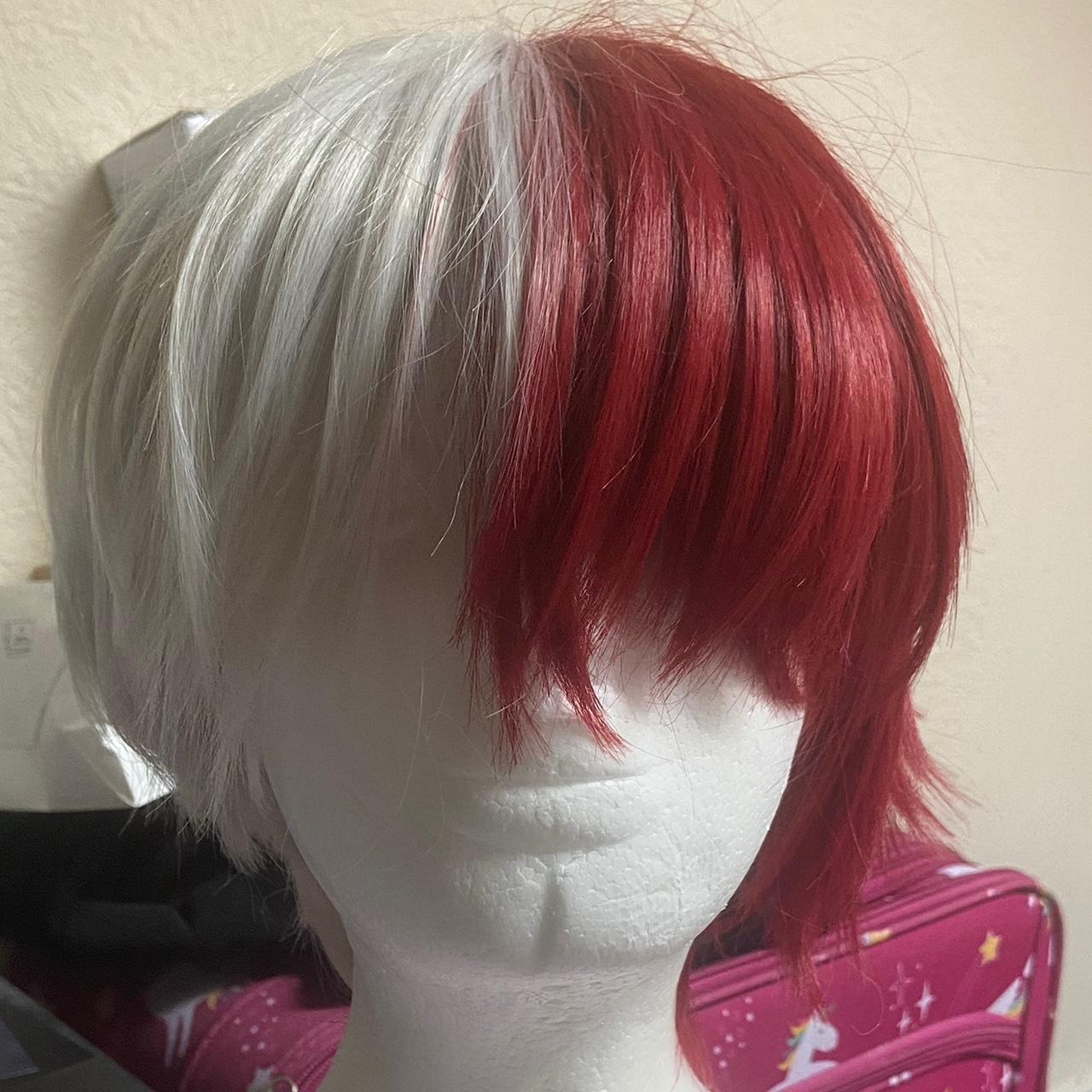 Shoto Todoroki MHA Cosplay Wig Worn Once Unstyled Depop