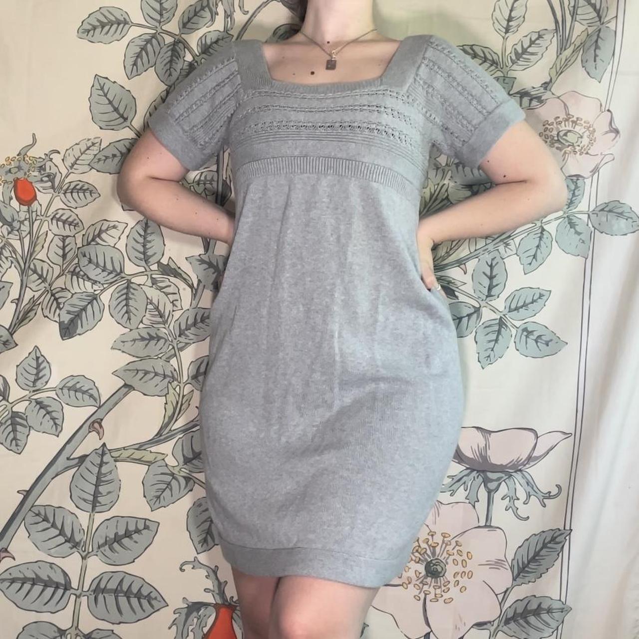 Babydoll Sweater Dress 🐇 Sooooo cute! Square neck.... Depop