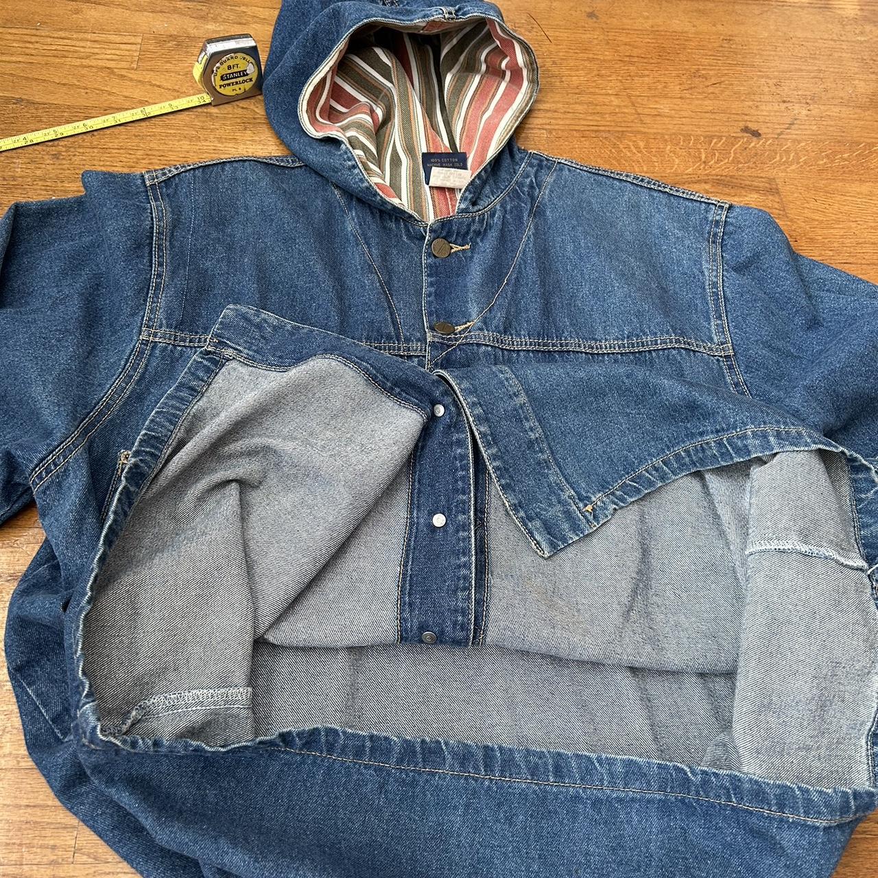 Vintage Karl Kani hooded denim Tupac Depop