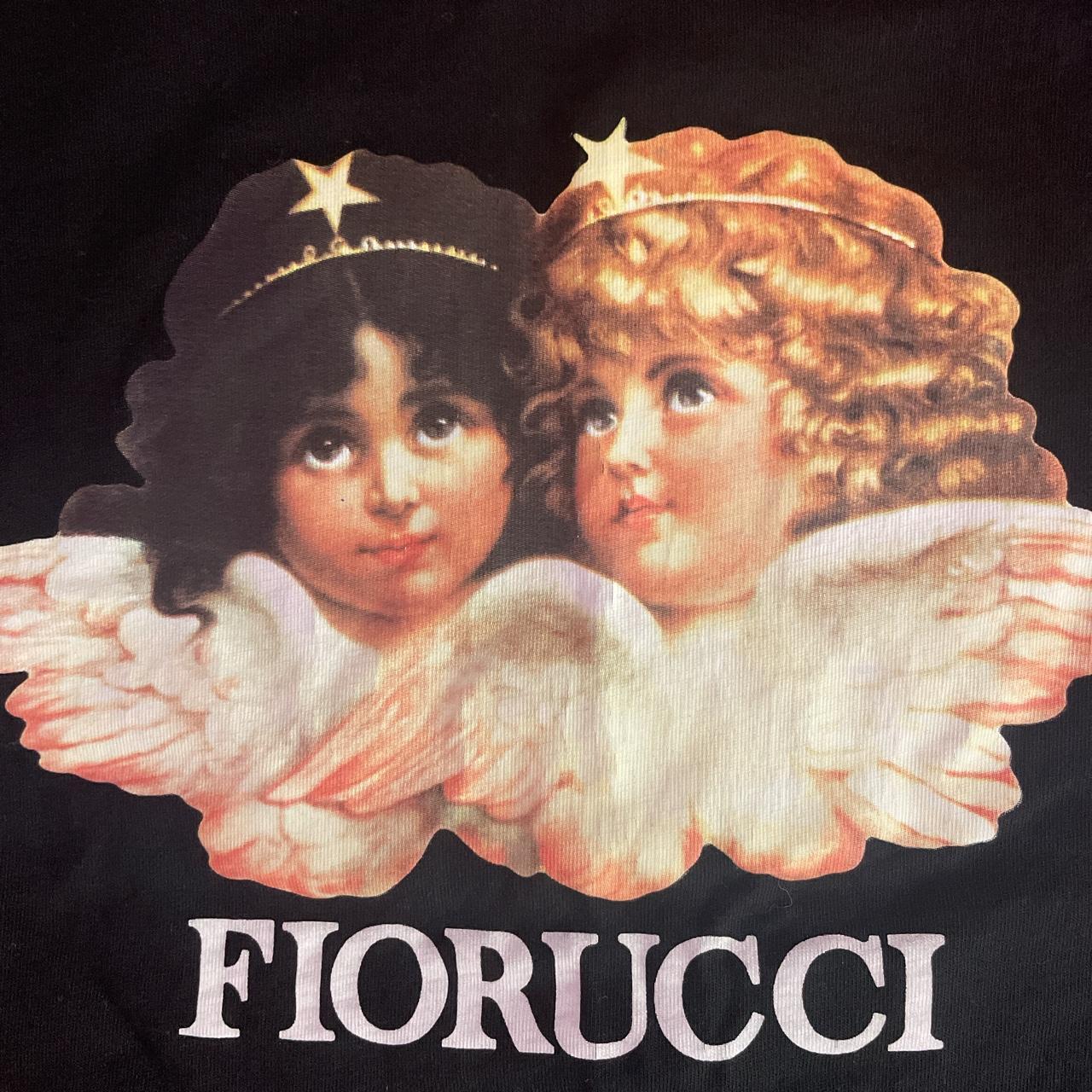 Fiorucci Women's Black and White T-shirt (2)