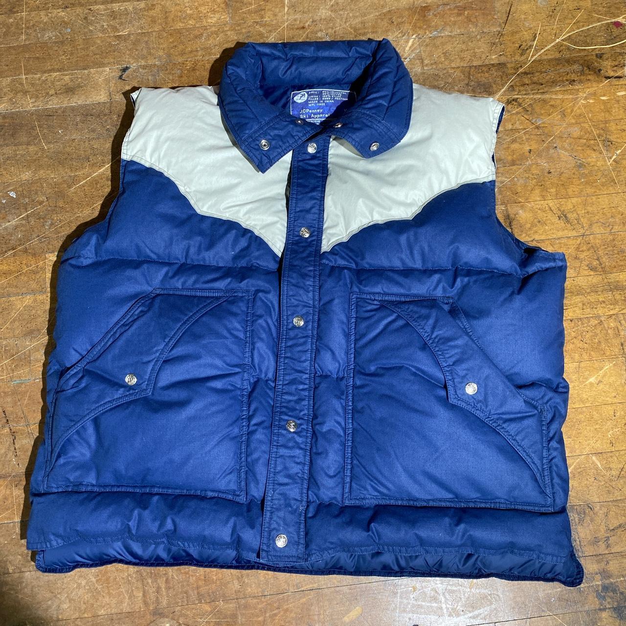 Vintage 80s puffer vest retro style awesome quality... - Depop