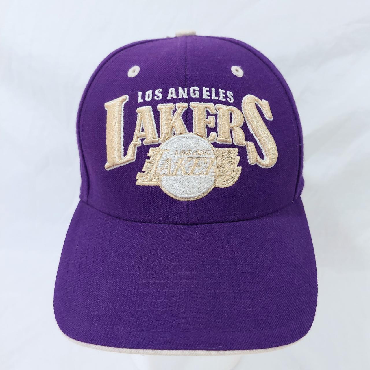 New! Vintage 90s Los Angeles Lakers NBA Adjustable... - Depop