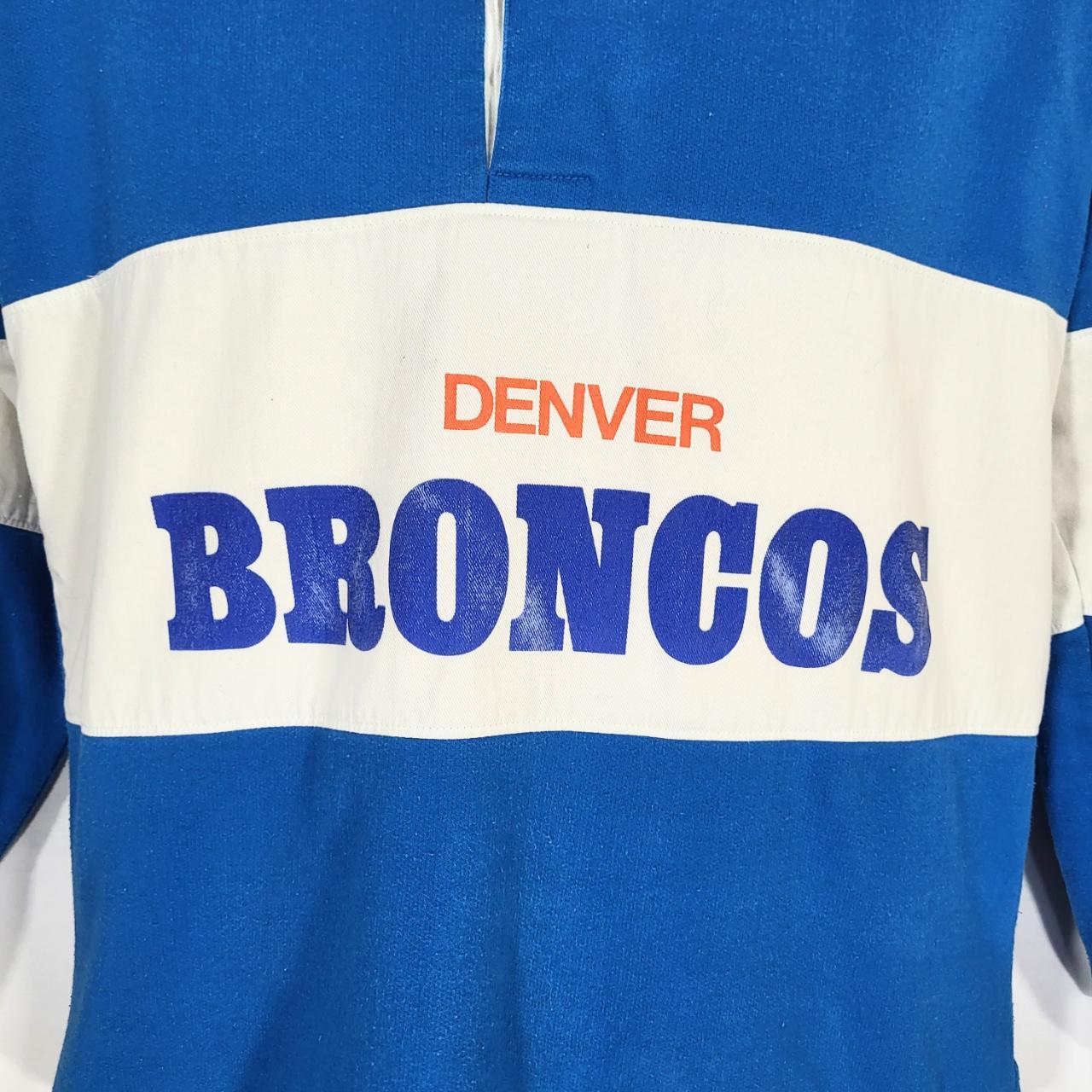 1980s Denver Broncos T-Shirt Sick Orange Old School - Depop