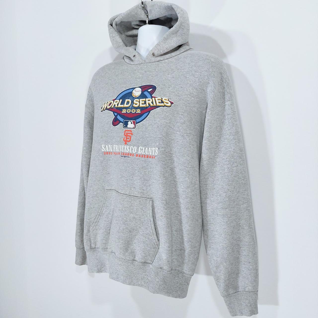 Vintage San Francisco Giants hoodie, grey San - Depop