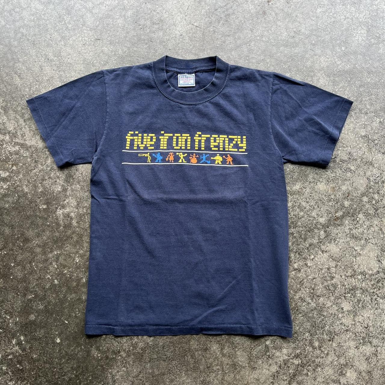 90s ビンテージ FIVE IRON FRENZY スカパンクバンド アニメモチーフ Tシャツ 90s The Insyderz Ska Punk Band Shirt Five Iron Frenzy T- Shirt