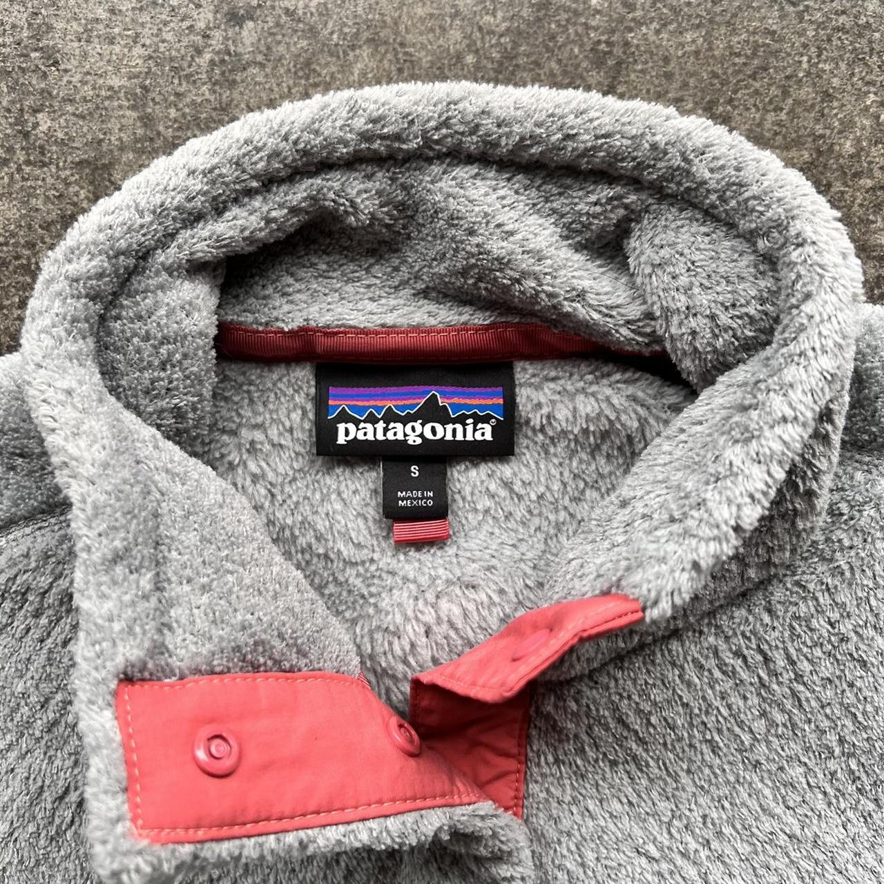 Vintage Y2K Patagonia Fuzzy Monkey Snap T Fleece - Depop