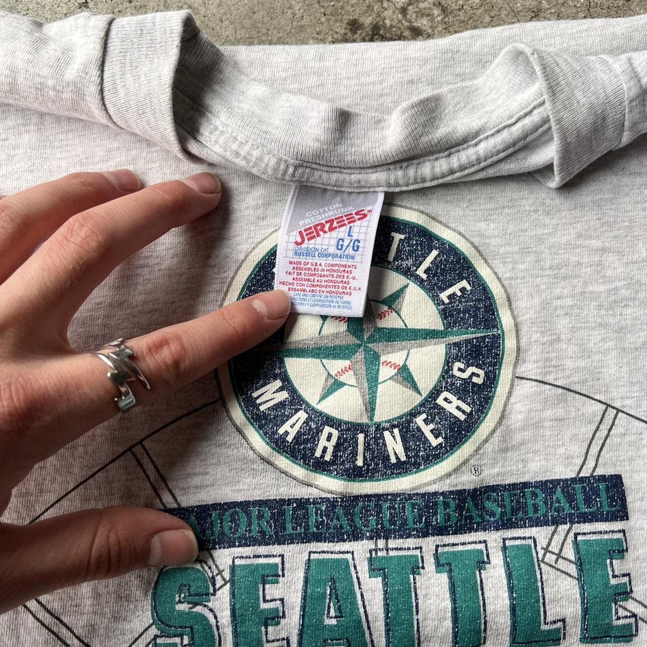 Vintage Seattle Mariners polo shirt Amazing 90s - Depop