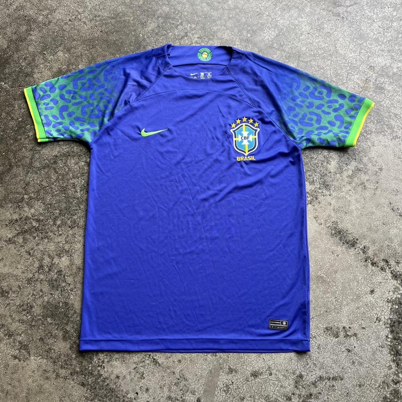 Nike Brazil 2022/23 Stadium Home Soccer Jersey Mens Large Dri-Fit  DN0680-742 New, image size:1280x1280