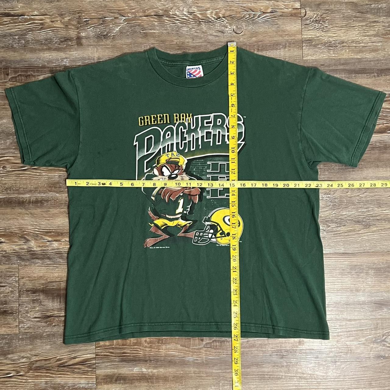 Vintage 1995 Green Bay Packers tee. 3/4 sleeve. - Depop