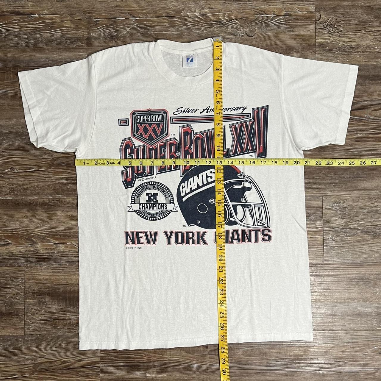 Vintage 1991 New York Giants Super Bowl XXV t-shirt