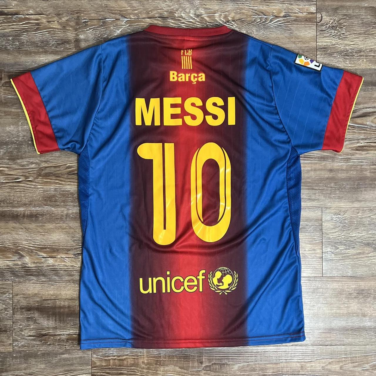 Barcelona Lionel Messi soccer jersey Qatar - Depop