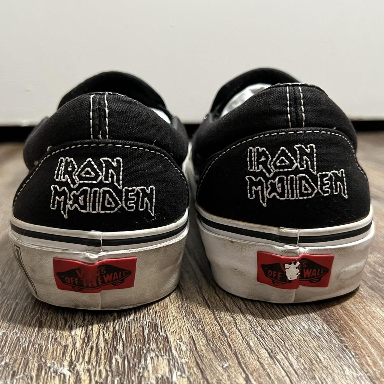 Iron maiden on sale vans slip ons