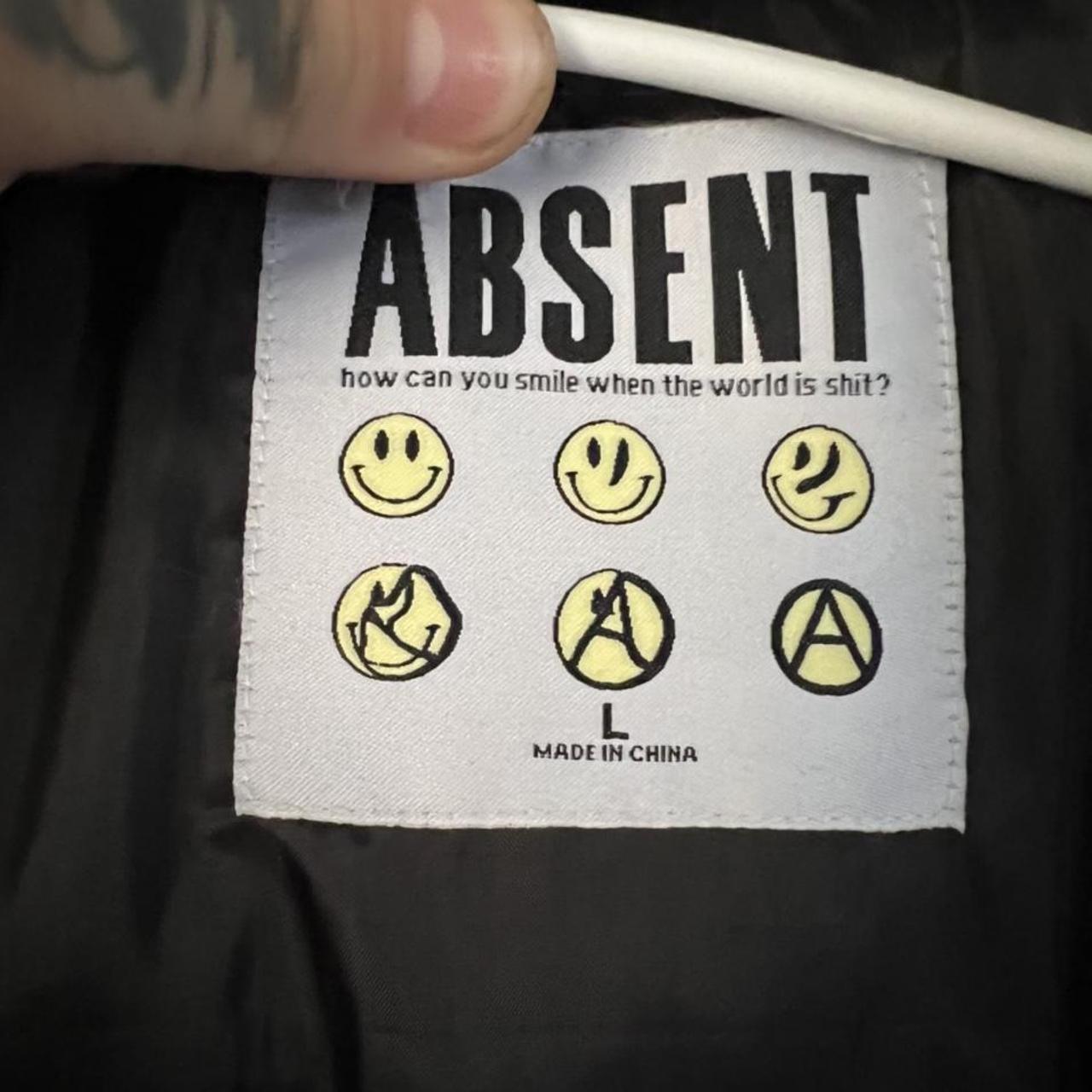 ABSENT CLOTHING MOSH PIT PUFFER NEVER WORN PERFECT... - Depop