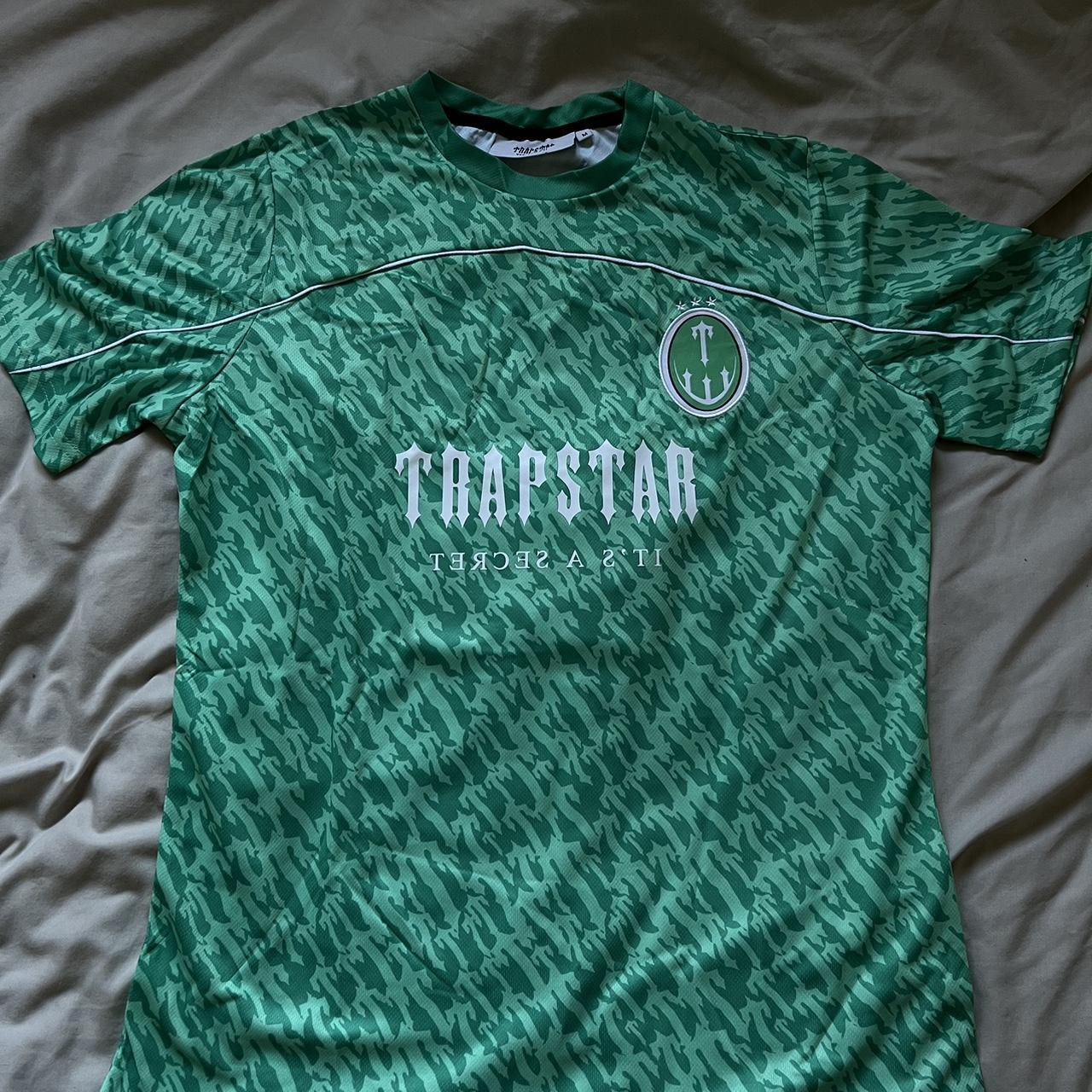 Trapstar Football Jersey Emerald *SOLD OUT... - Depop