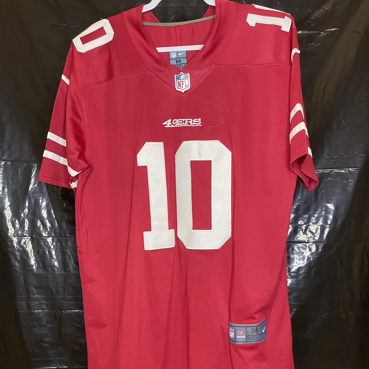 Nike San Francisco 49ers Jimmy Garoppolo 10 NFL Jersey On Field Small