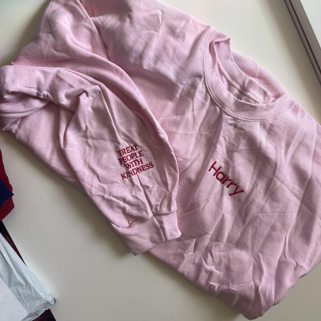 Harry styles crewneck discount pink