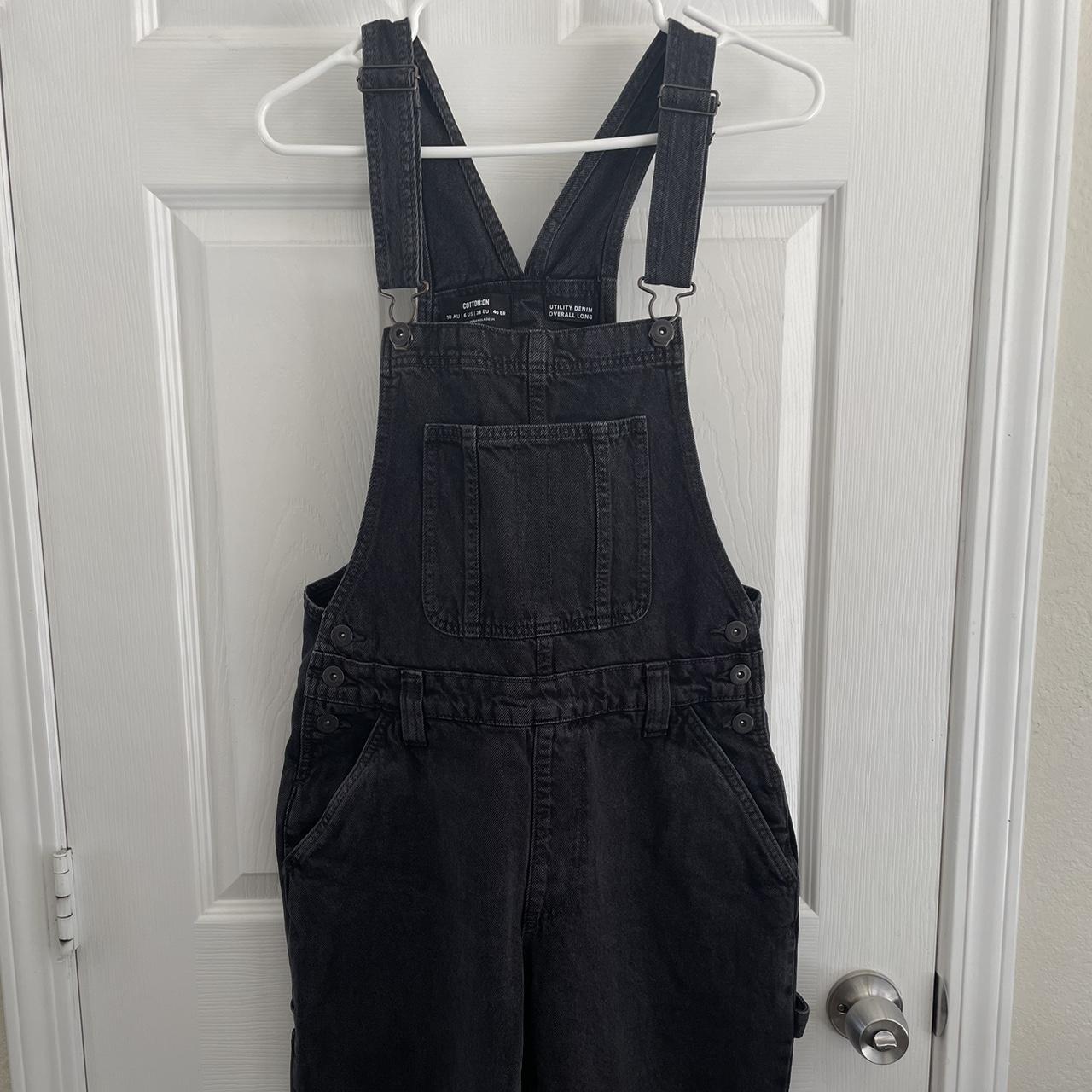 🖤Depop Payments preferred🖤 Black Cotton On overalls... Depop