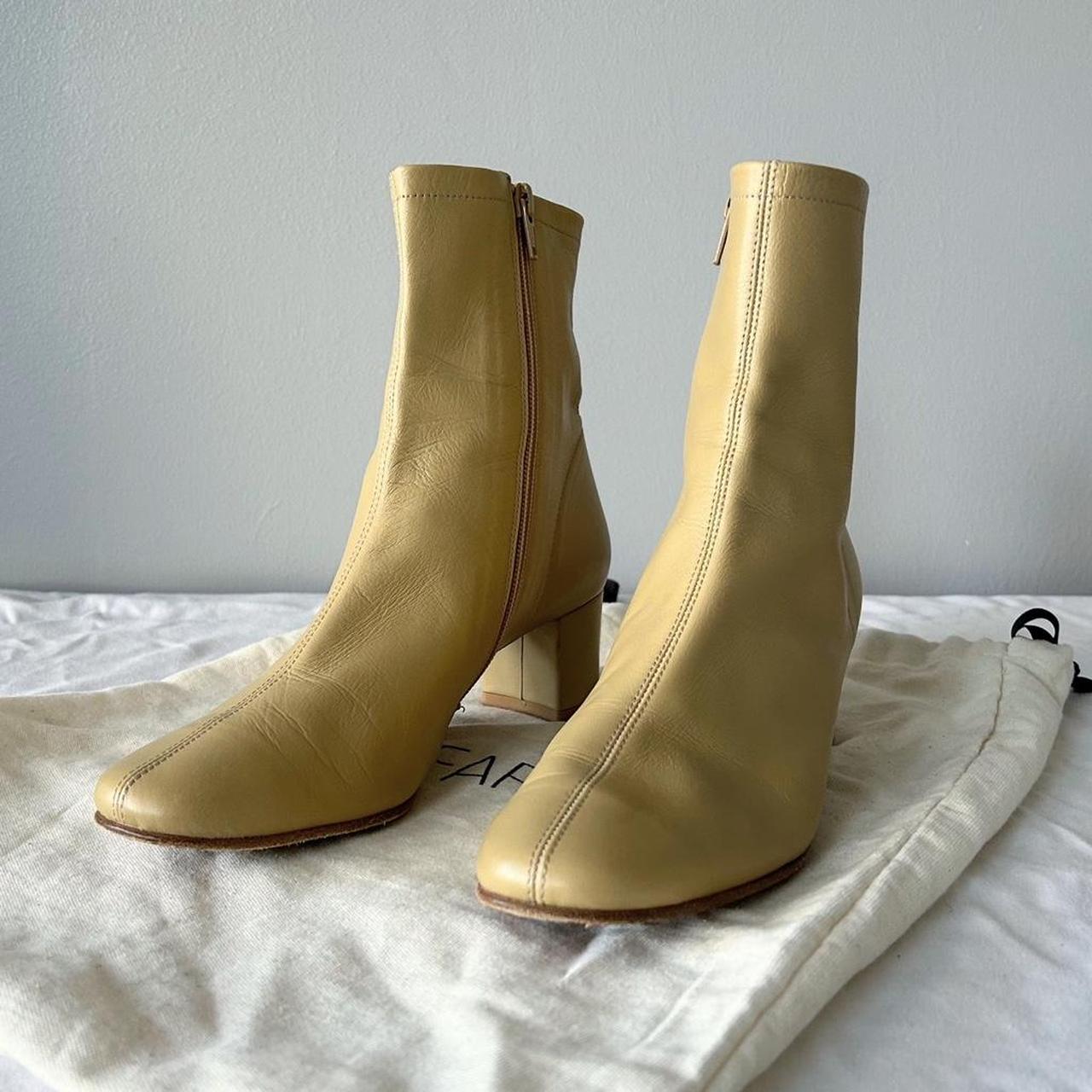 By Far Women's Cream and Tan Boots