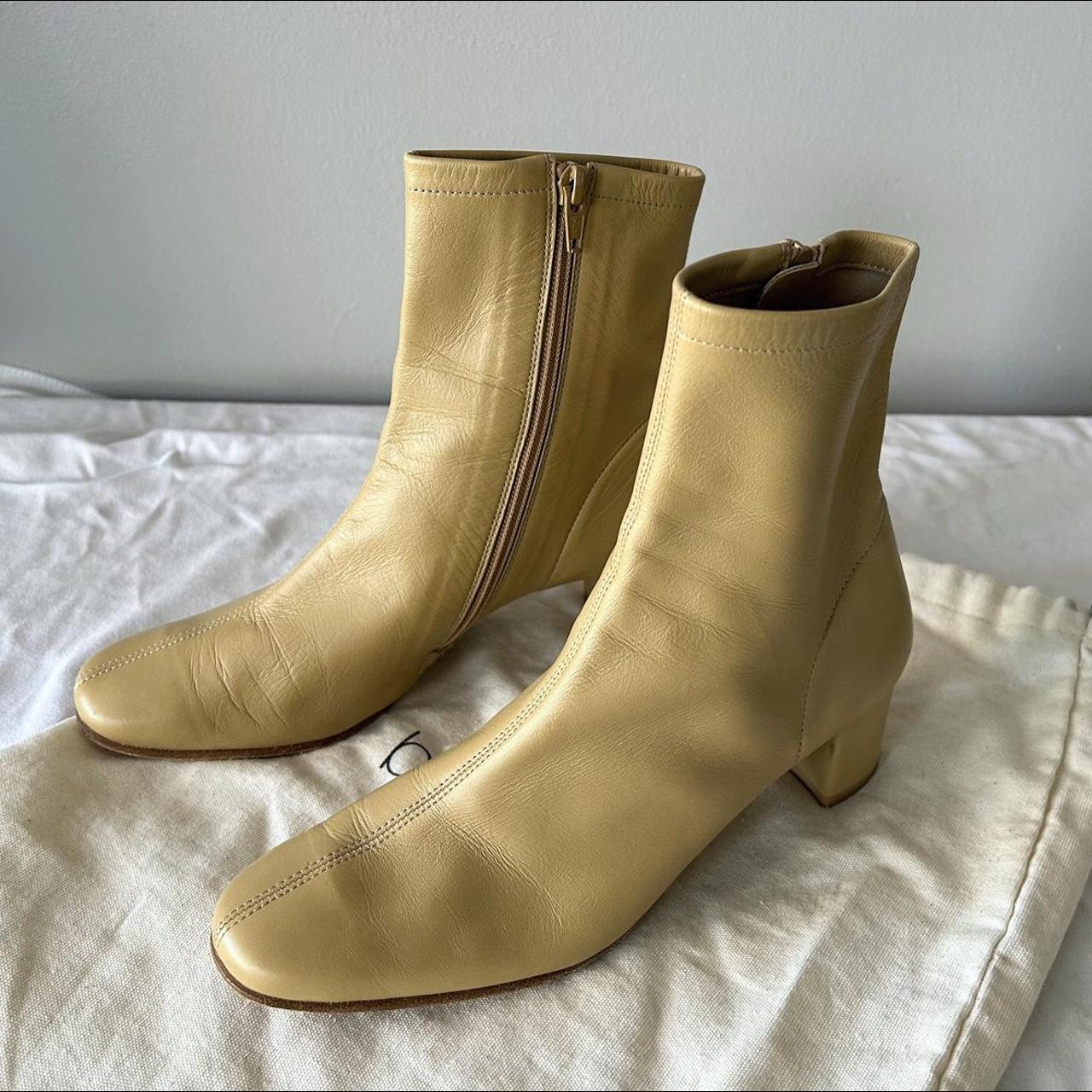 By Far Women's Cream and Tan Boots (2)