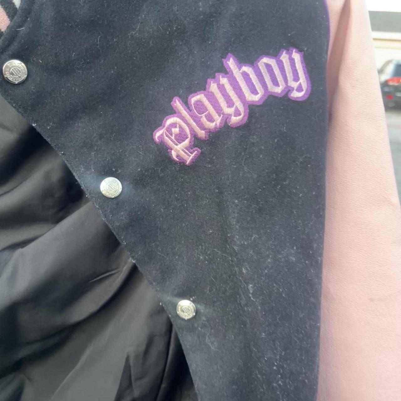 Playboy Jacket 90s reversible pink vintage playboy | Depop