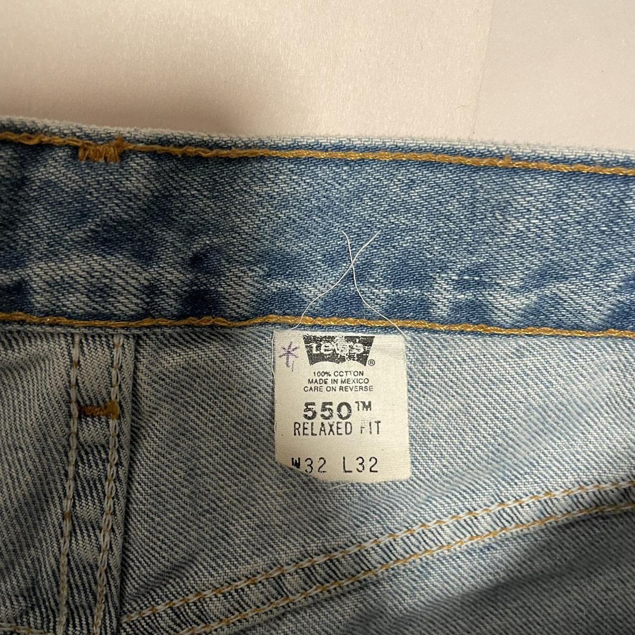 Vintage Levi’s Red Tab 550 Light Wash Jeans. Perfect... - Depop