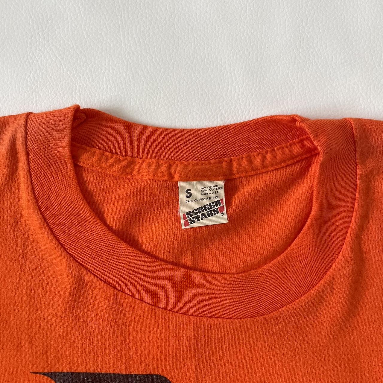 Screen Stars Men's Orange T-shirt | Depop