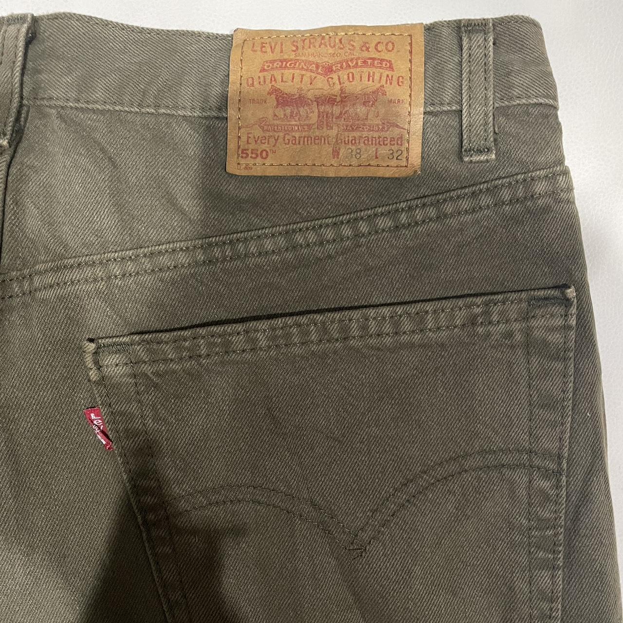 vintage USA made olive brown / green Levis - Depop