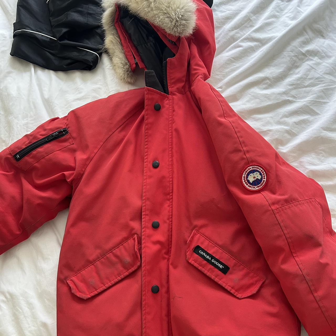 Canada goose red ski jacket hotsell