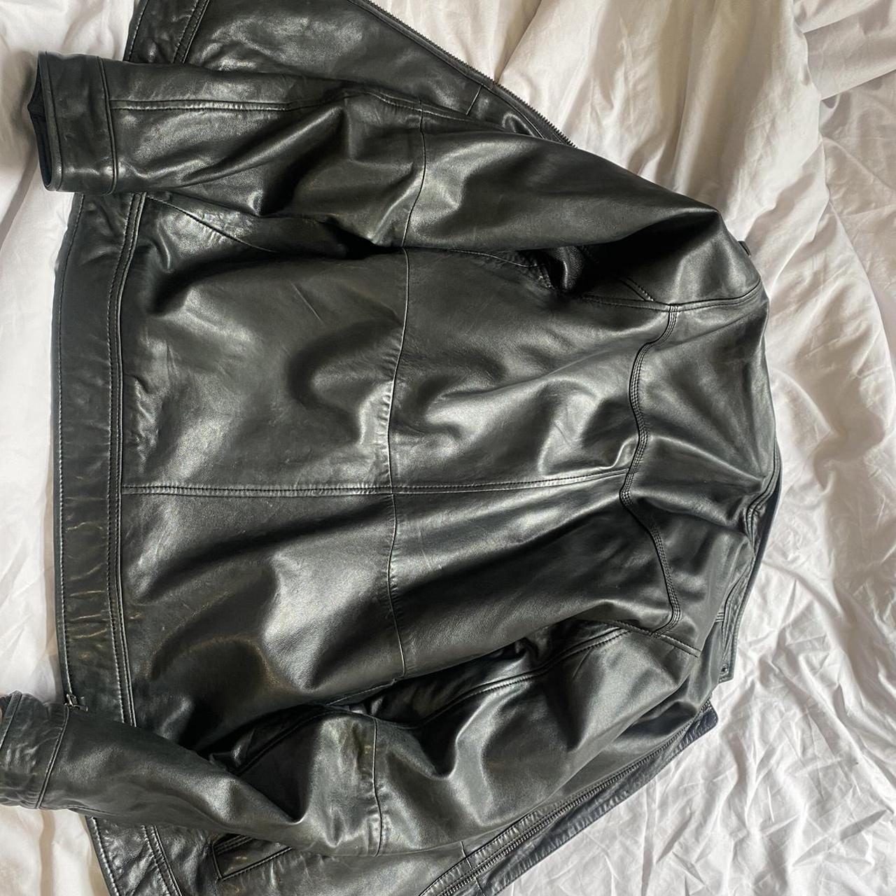 Men’s Ted Baker leather Jacket, size 3. Good... - Depop