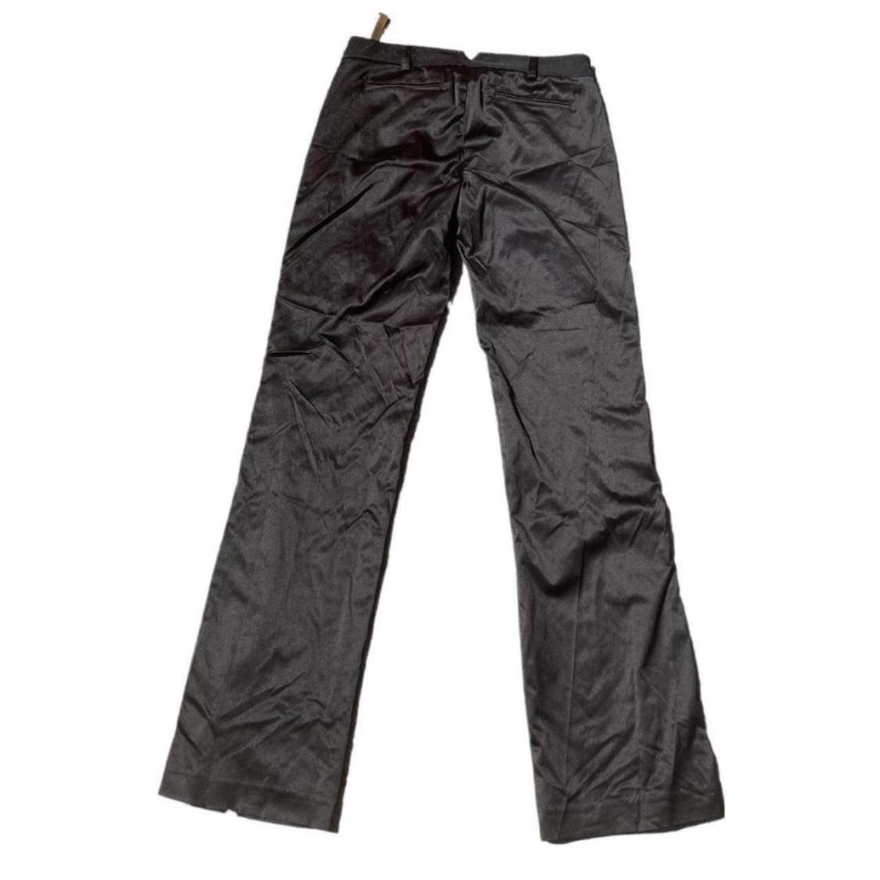 Y2k black low rise flare pants Size 3 Waist: 14.5”... - Depop